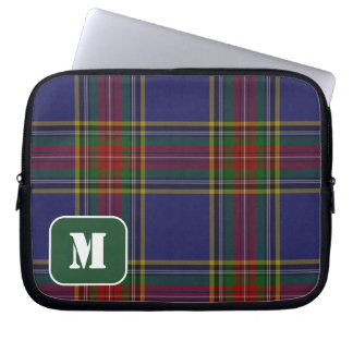 Capa Para Notebook Clan MacBeth Tartan Monogrammed
