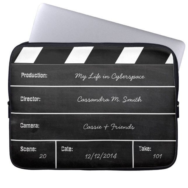 Capa Para Notebook Clapperboard (Frente)