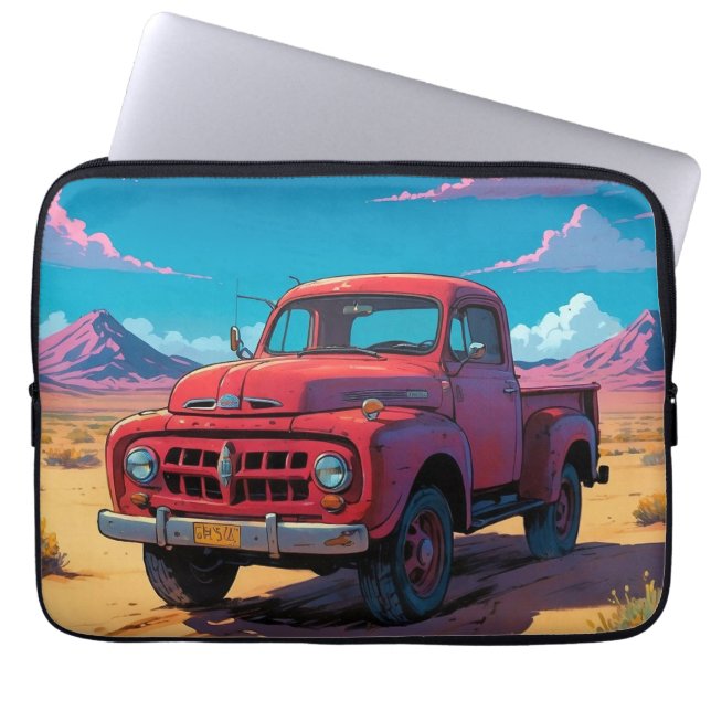 Capa Para Notebook Classic American Pickup Eletrônicos Bag (Frente)