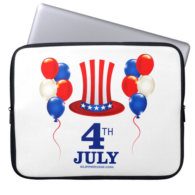 Capa Para Notebook Clássico do dia da Independência de 4 de julho do  (Frente)