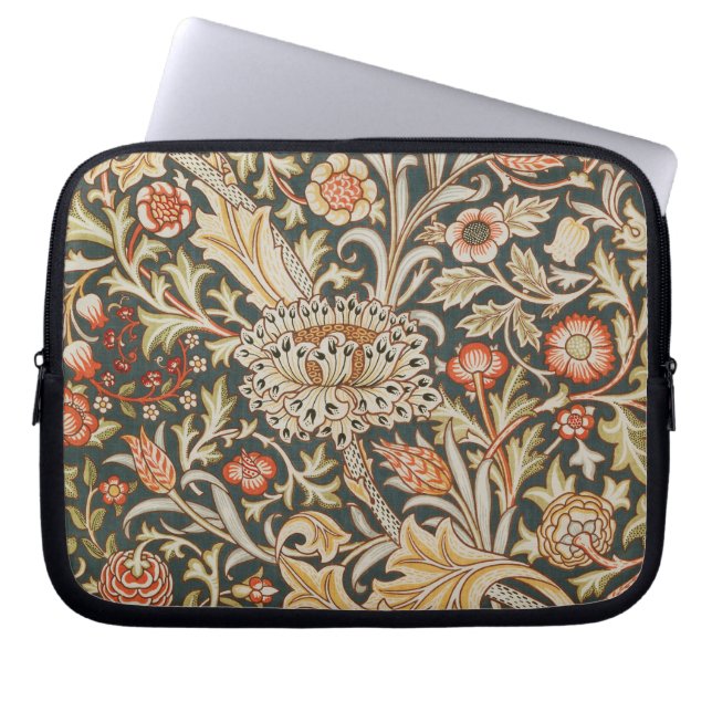 Capa Para Notebook Clássico Jardim Flor Botânico William Morris Trent (Frente)
