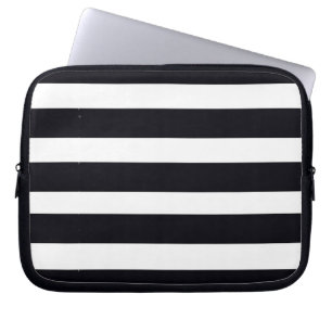 Capa Para Notebook Clássico Moderno, Preto e Branco, Legal 