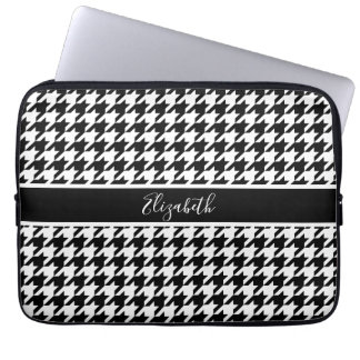 Capa Para Notebook Clássico Neoprene Houndstooth
