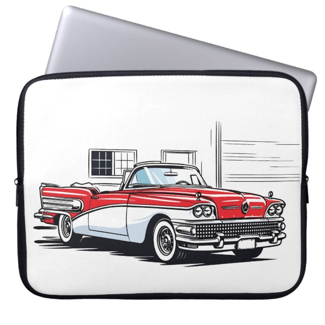 Capa Para Notebook Clássico Retro Conversível Arte Pop Lateral (Frente)