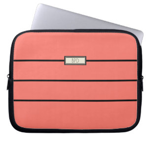 Capa Para Notebook Clássicos Modernos Iniciais Monogramadas Estilo Co