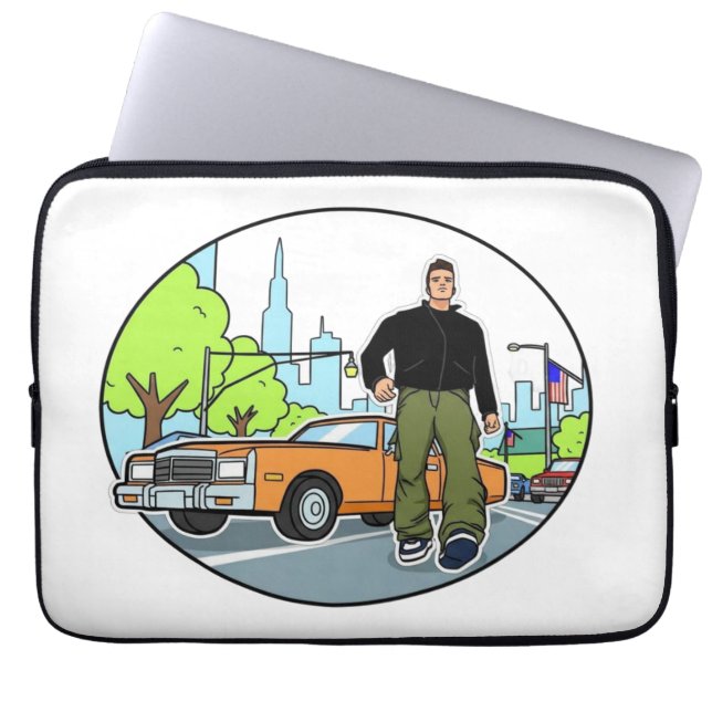 Capa Para Notebook Claude - GTA 3 (Frente)