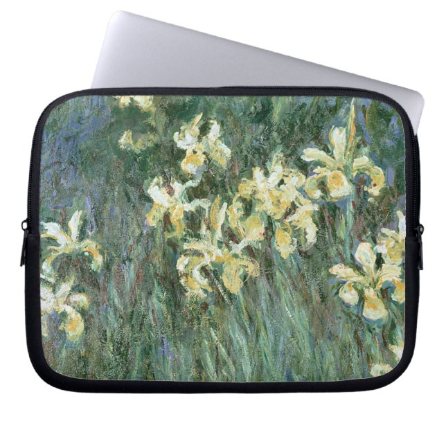 Capa Para Notebook Claude Monet | as íris amarelas (Frente)