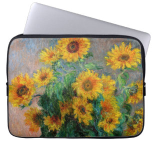 Capa Para Notebook Claude Monet - Buquê de Sunflower