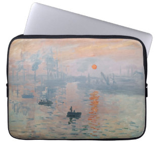 Capa Para Notebook Claude Monet - Impressão, Assalto do Sol