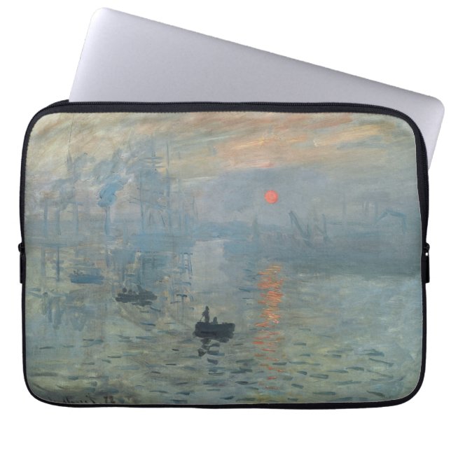 Capa Para Notebook Claude Monet Impression Sunrise Soleil Levant (Frente)
