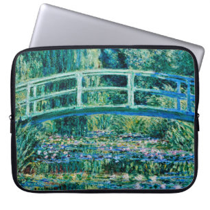 Capa Para Notebook Claude Monet - Lírios De Água E Ponte Japonesa