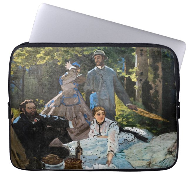 Capa Para Notebook Claude Monet - Luncheon sobre a grama, Painel da D (Frente)
