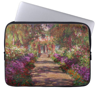 Capa Para Notebook Claude Monet Via no Jardim Monet
