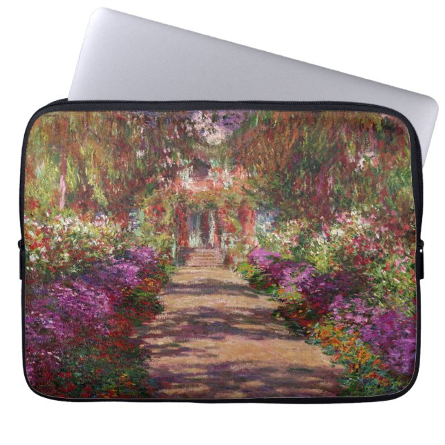 Capa Para Notebook Claude Monet | Via no Jardim Monet (Frente)