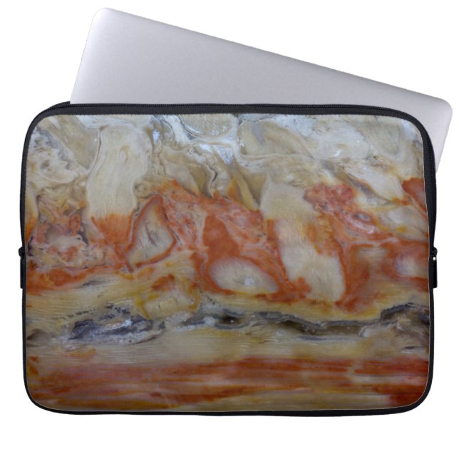 Capa Para Notebook Close de Madeira Petrificada (Frente)