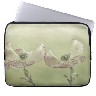 Capa Para Notebook Close-up das Flores de Dogwood Rosa Seabeck, WA