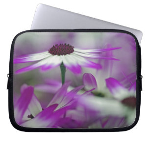 Capa Para Notebook Close-up de flor roxa, Jardim Keukenhof,