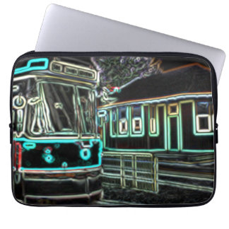 Capa Para Notebook CLRV Neon no stn Neoprene Bolsa de laptop de 13 po