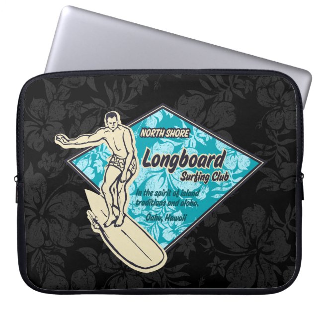 Capa Para Notebook Club Surfing Diamond Hawaien Neoprene Wetcase (Frente)
