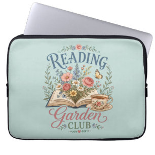 Capa Para Notebook Clube de Leitura Jardim Cottagecore Floral
