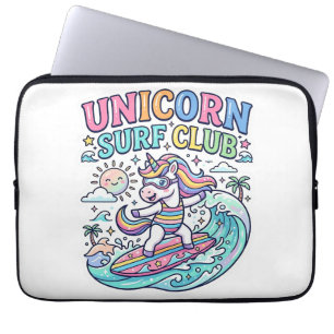 Capa Para Notebook Clube de Surf Unicórnio