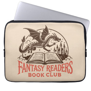 Capa Para Notebook clube do livro de leitores de fantasia