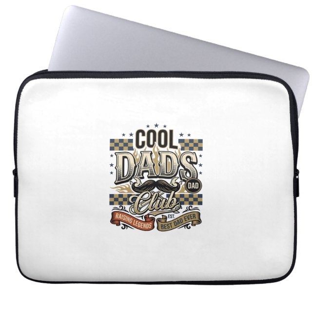Capa Para Notebook Clube dos Pais Legais Camisa com Desenho de Gravur (Frente)