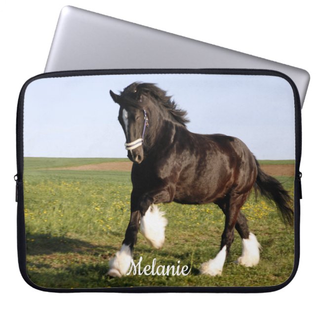Capa Para Notebook Clydesdale Horse (Frente)