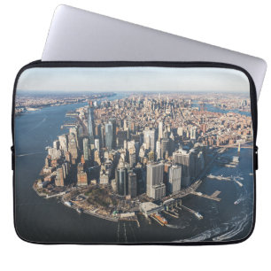 Capa Para Notebook Coastline Manhattan, Nova Iorque