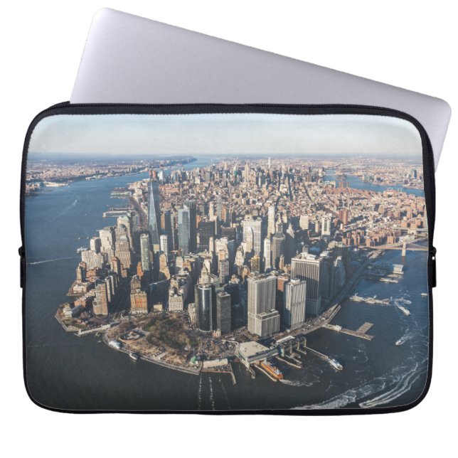 Capa Para Notebook Coastline | Manhattan, Nova Iorque (Frente)