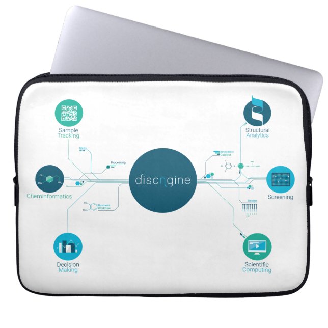 Capa Para Notebook Coberta Laptop Discngine White (Frente)