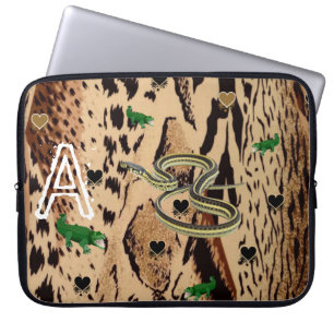 Capa Para Notebook Cobras-leopardo-bolsas de laptop