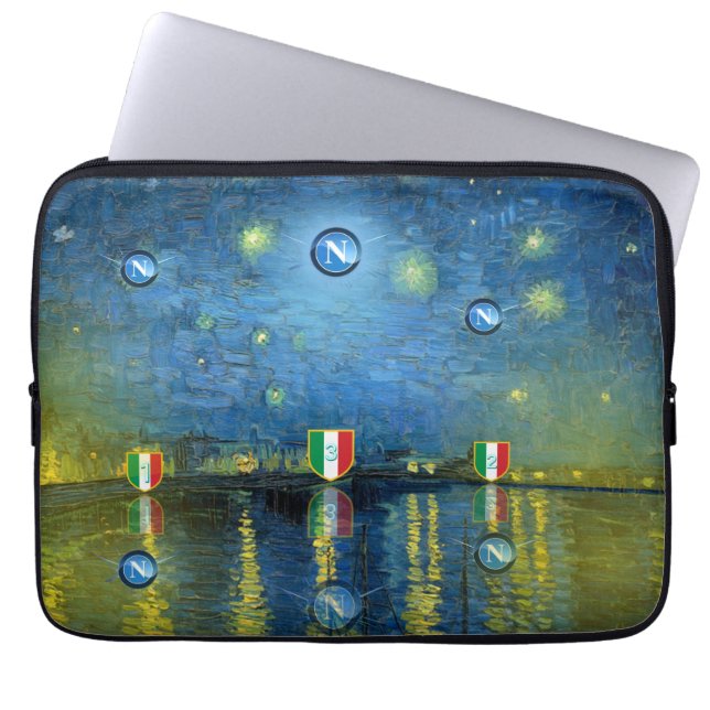 CAPA PARA NOTEBOOK COBRIR CIELO STELLATO COMMEMORATIVA NAPOLI SCUDETT (Frente)