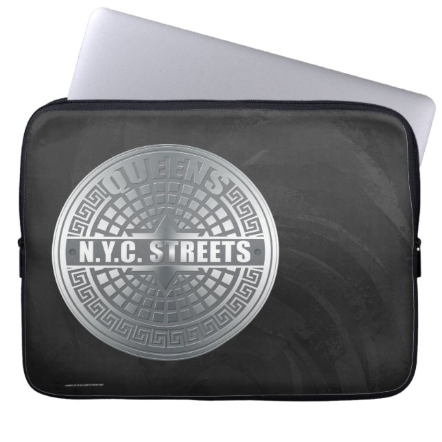 Capa Para Notebook Cobrir da Manhole Queens (Frente)