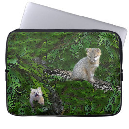 Capa Para Notebook Cobrir de Laptop Fox Howling