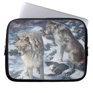 Capa Para Notebook Cobrir de Laptop Neoprene de 10" do Wolf Pair