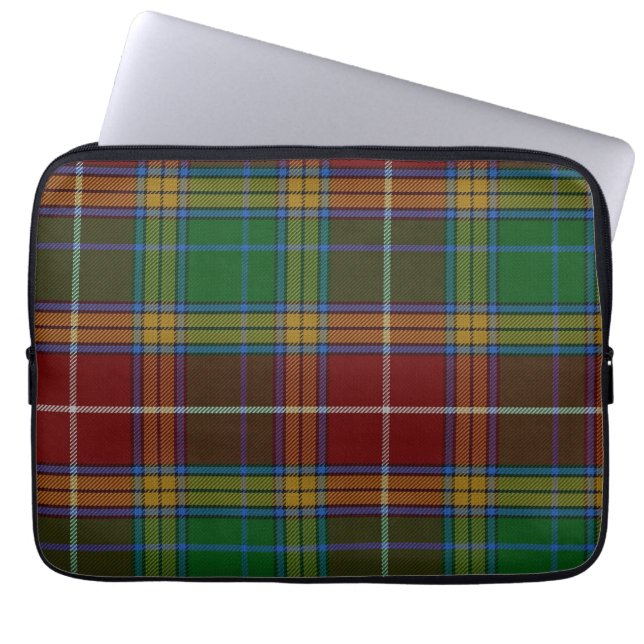 Capa Para Notebook Cobrir de Xadrez Clan Baxter Tartan (Frente)