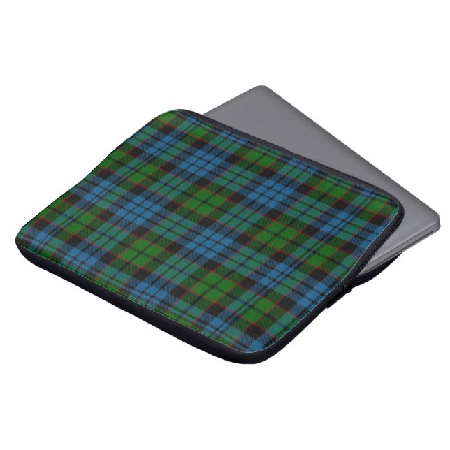 Capa Para Notebook Cobrir de Xadrez Clan Fletcher Tartan (Frente Topo)