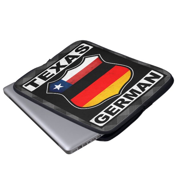 Capa Para Notebook Cobrir Laptop alemão do Texas (Frente Inferior)