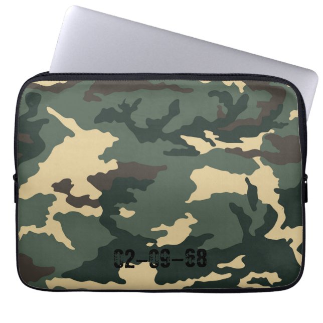 Capa Para Notebook Cobrir MiniPad do Muster de Camouflage (Frente)