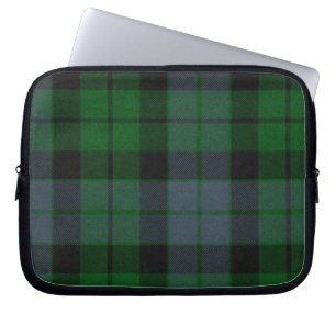 Capa Para Notebook Cobrir verde do laptop da xadrez de Tartan de