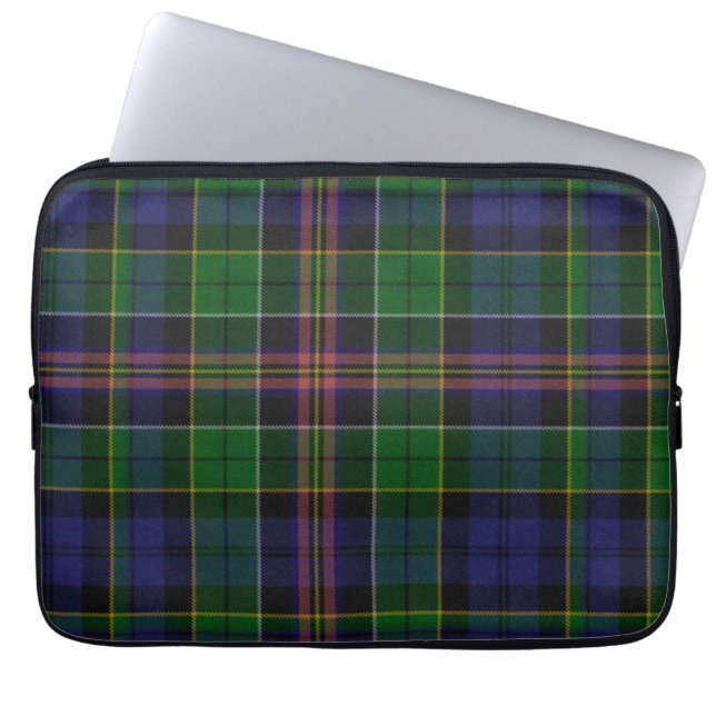 Capa Para Notebook Cobrir Xadrez Clan Allison Tartan (Frente)