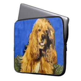 Capa Para Notebook Cocker Spaniel Art