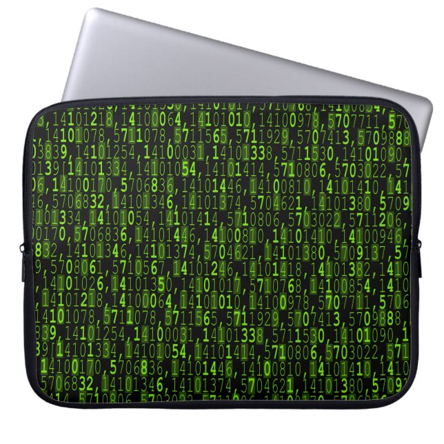 Capa Para Notebook Codificação de criptografia - Geek (Frente)
