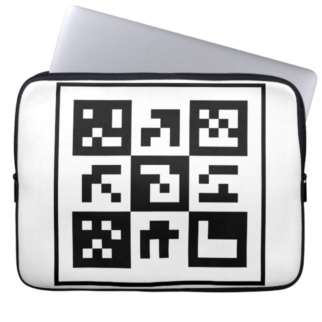 Capa Para Notebook código qr (Frente)