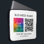 Capa Para Notebook Código QR Enviar Logotipo de Empresa Elegante Aqui<br><div class="desc">Nome do logotipo corporativo da empresa de Modelo personalizado Aqui,  Eletrônicos de Promocional moderno elegantes por código QR Bolsas / Capas de tablet e Laptop / Bolsa de laptop / Bolsa de laptop Neoprene 15 polegadas.</div>