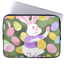 coelho com ovos de Páscoa