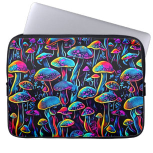 Capa Para Notebook Cogumelo Bioluminescente