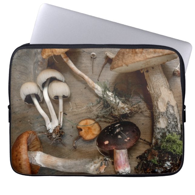 Capa Para Notebook Cogumelos Adoram Fungos (Frente)