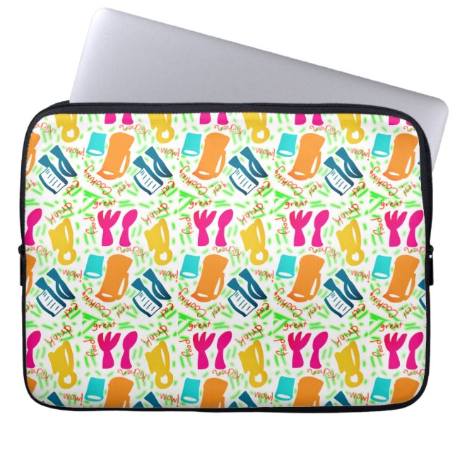 Capa Para Notebook coisas da cozinha (Frente)